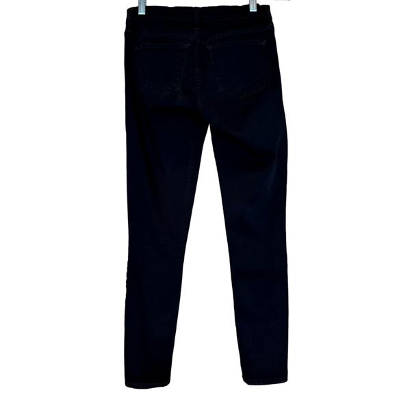 Women's J. Crew Black Straight Skinny Jeans, Size 26, EUC - Picture 2 of 3